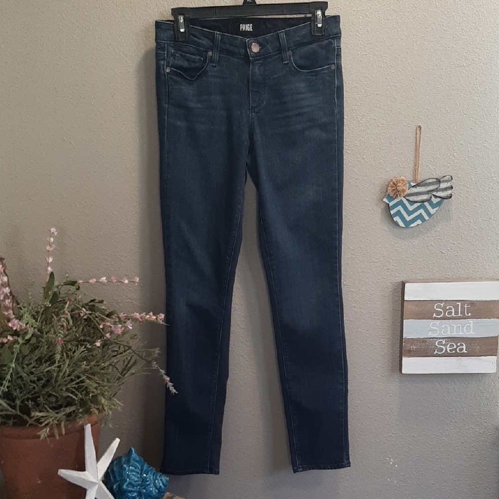 Paige Skyline Ankle Peg Jeans Size 27